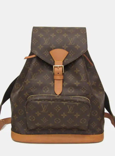 Louis Vuitton Montsouris GM Brown Monogram Canvas Backpack Bag