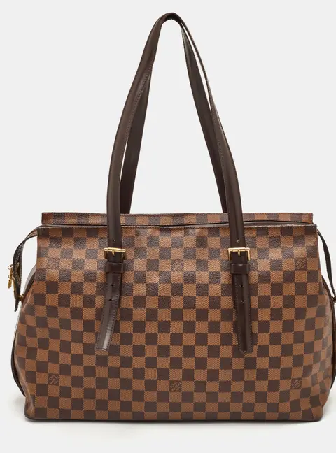Louis Vuitton Chelsea Damier Ebene Canvas Bag
