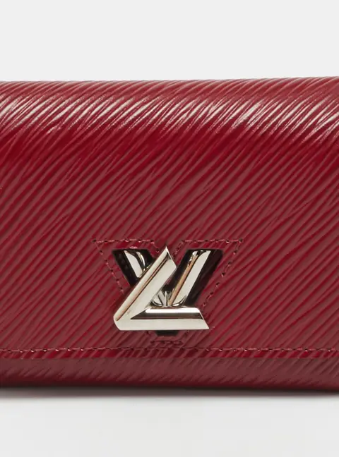 Louis Vuitton Twist Rouge Pomodoro Epi Leather Compact Wallet