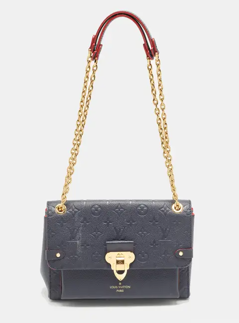 Louis Vuitton Vavin PM Blue Marine/Rogue Monogram Empreinte Leather Bag