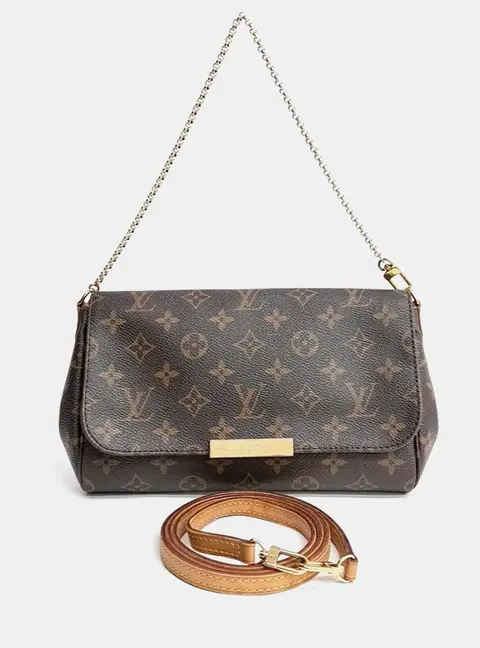 Louis Vuitton Favorite MM Brown Monogram Canvas Shoulder Bag