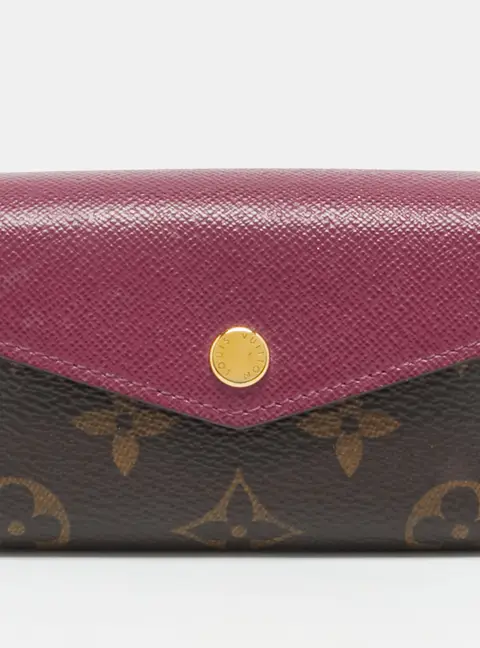 Louis Vuitton Sarah Multicartes Aurore Monogram Canvas Wallet