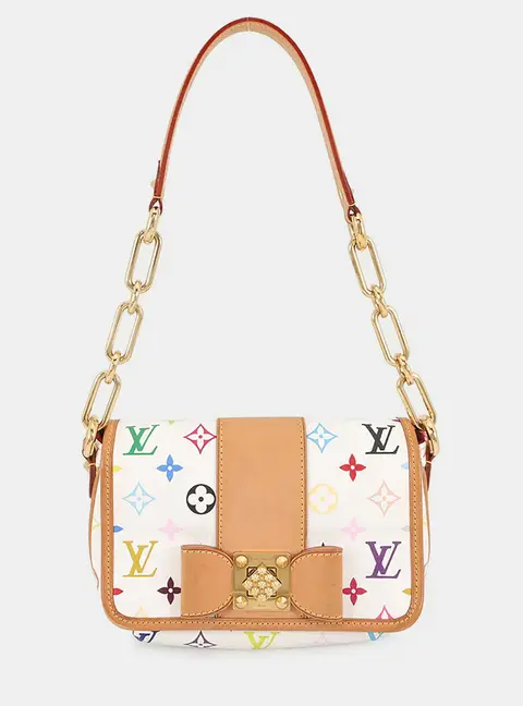 Louis Vuitton Patty PM Blanc Monogram Canvas Top Handle Bag