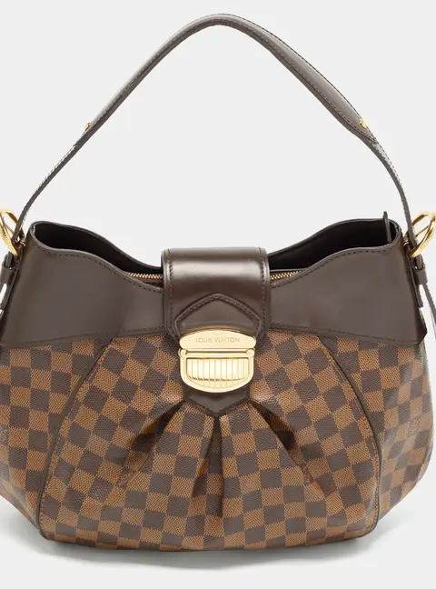 Louis Vuitton Sistina MM Damier Ebene Canvas Bag