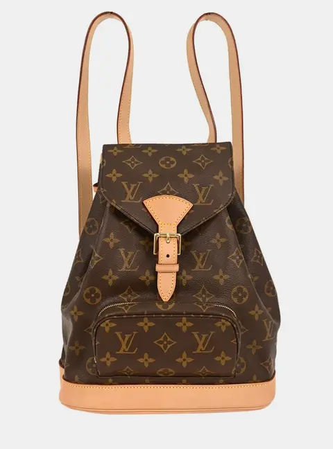 Louis Vuitton Montsouris MM Brown Monogram Canvas Backpack Bag