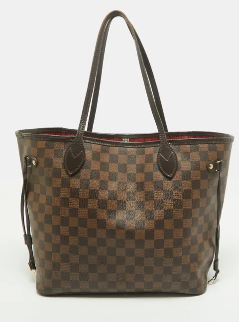 Louis Vuitton Neverfull MM Damier Ebene Canvas Bag