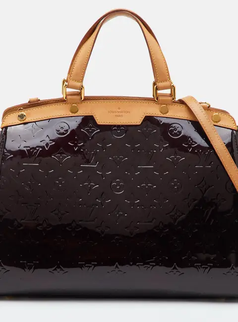 Louis Vuitton Brea GM Amarante Monogram Vernis Bag
