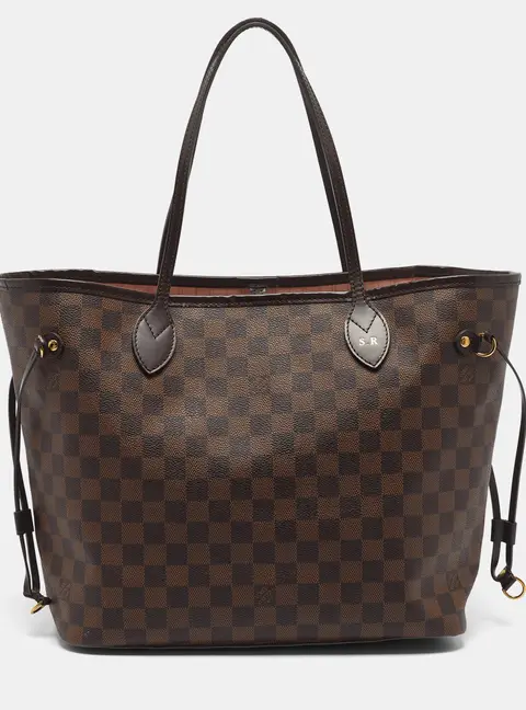 Louis Vuitton Neverfull MM Damier Ebene Canvas Bag