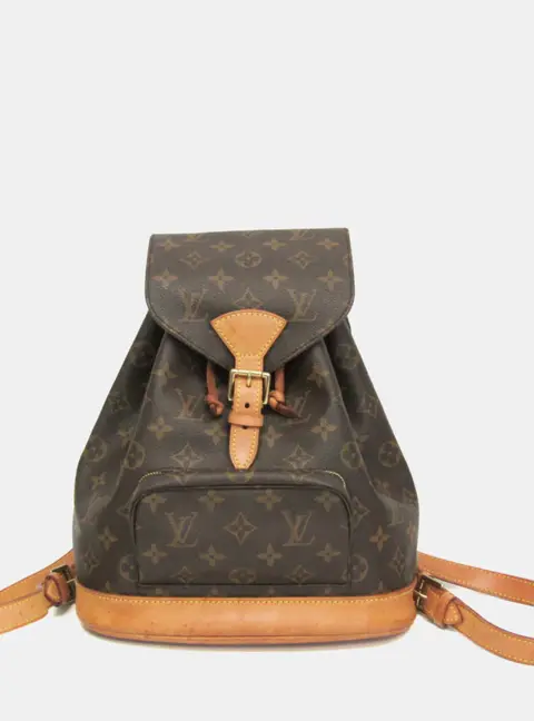 Louis Vuitton Montsouris MM Brown Monogram Canvas Backpack Bag
