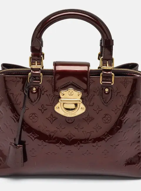 Louis Vuitton Melrose Avenue Amarante Monogram Vernis Bag