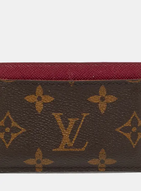 Louis Vuitton Fuchsia Monogram Canvas Card Holder