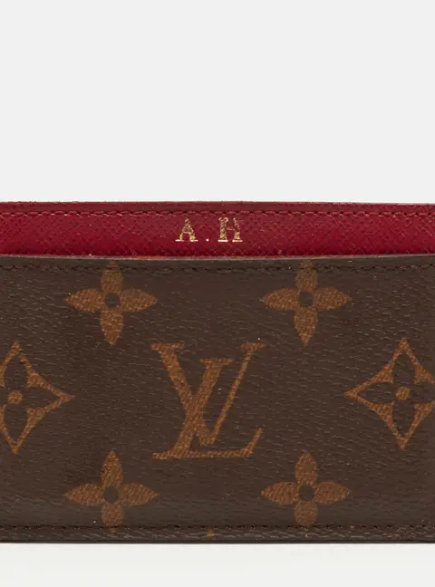 Louis Vuitton Fuchsia Monogram Canvas Card Holder