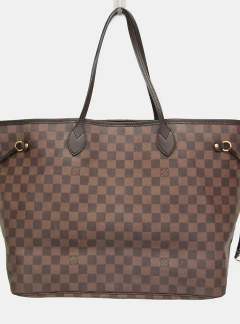Louis Vuitton Neverfull GM Ebene Damier Ebene Coated Canvas Tote Bag
