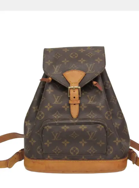 Louis Vuitton Montsouris MM Brown Monogram Canvas Backpack Bag