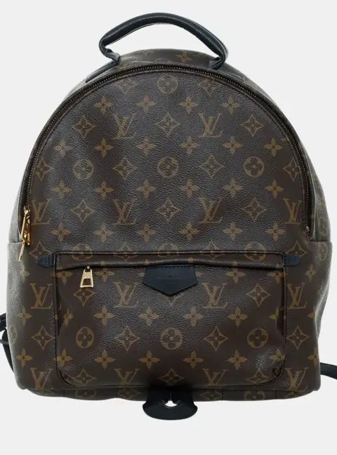 Louis Vuitton Palm Springs MM Monogram Canvas Brown Backpack Bag