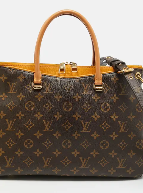 Louis Vuitton Saffron Monogram Canvas Pallas Bag