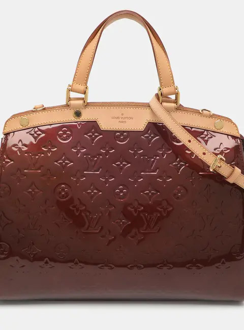 Louis Vuitton Brea GM Amarante Monogram Vernis Bag
