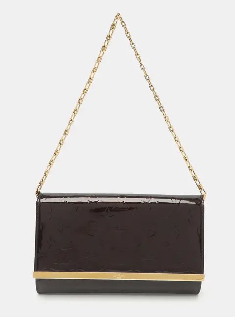 Louis Vuitton Ana Amarante Monogram Vernis Clutch