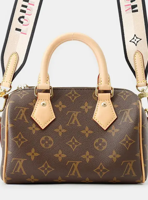 Louis Vuitton Speedy Bandouliere 20 Brown Monogram Canvas Crossbody Bag