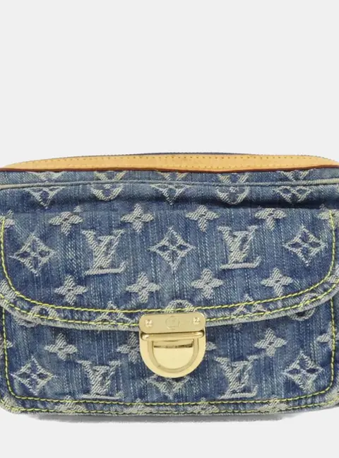 Louis Vuitton Monogram Denim Bum Bag Small Blue Monogram Waist Bag