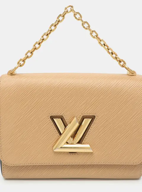 Louis Vuitton Twist MM Camel Epi Leather Bag