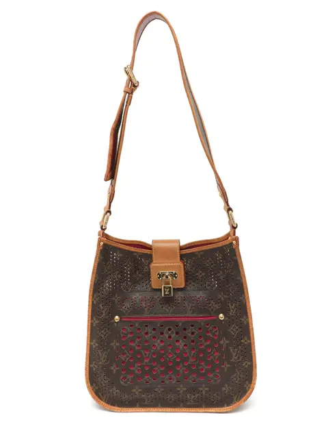 Louis Vuitton Musette Fuchsia Monogram Perforated Bag