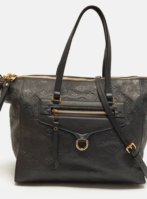 Louis Vuitton Lumineuse PM Bleu Infini Empreinte Leather Bag