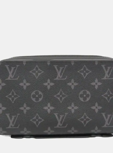 Louis Vuitton Zippy XL Black Monogram Canvas Wallet Bag