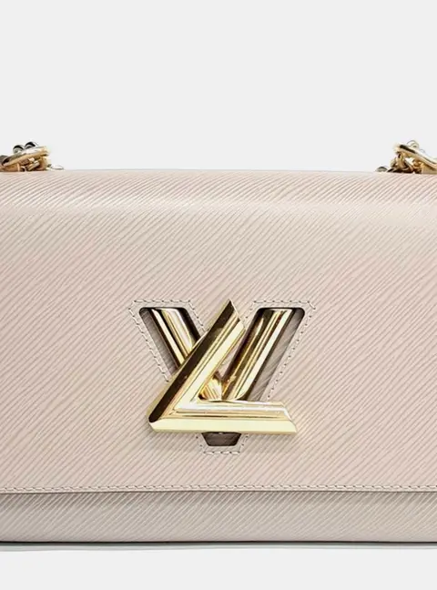 Louis Vuitton Twist MM Beige Epi Leather Shoulder Bag