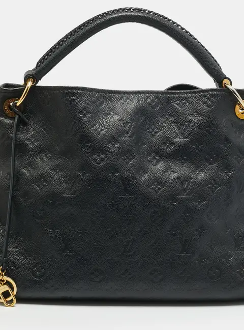 Louis Vuitton Artsy MM Black Empreinte Leather Bag