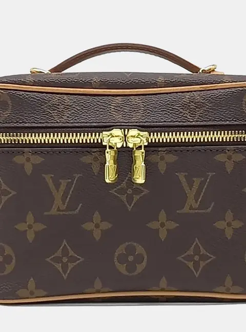Louis Vuitton Nice Mini Brown Monogram Canvas Cosmetic Bag