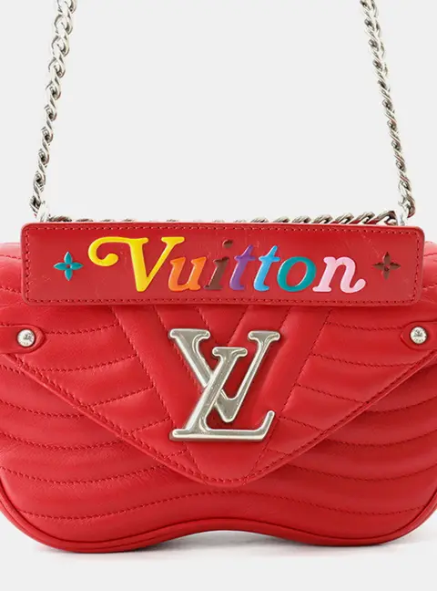 Louis Vuitton New Wave PM Red Leather Shoulder Bag