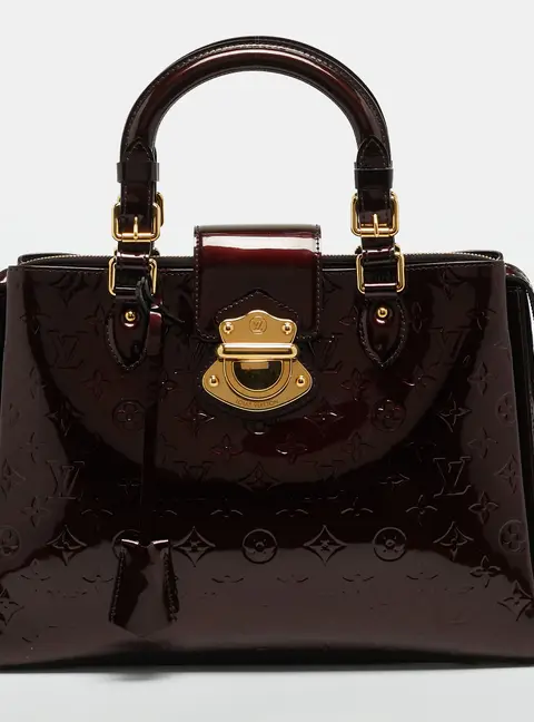 Louis Vuitton Melrose Avenue Amarante Monogram Vernis Bag