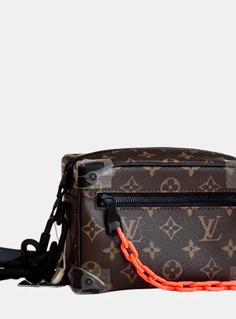 Louis Vuitton Mini Soft Trunk Monogram Canvas Brown Crossbody Bag