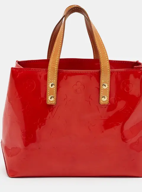 Louis Vuitton Reade PM Red Monogram Vernis Bag