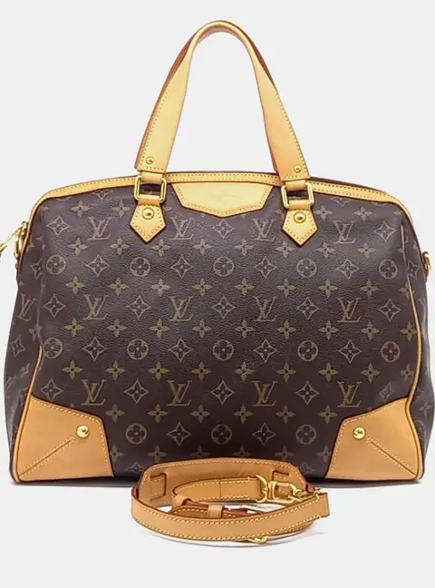 Louis Vuitton Brown PVC Monogram Retiro GM