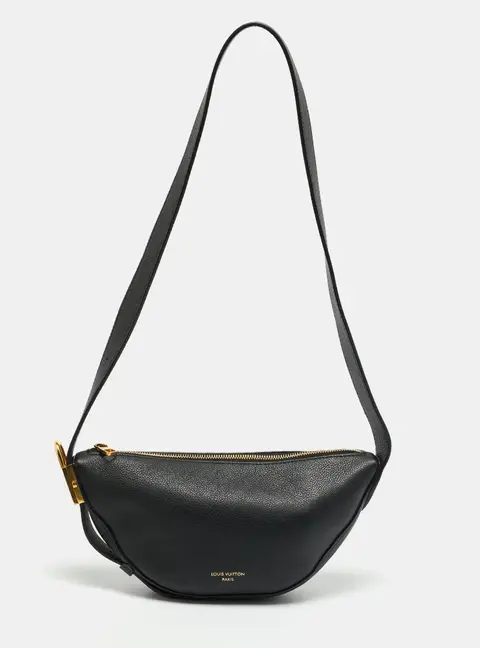 Louis Vuitton Low Key Black Leather Bumbag