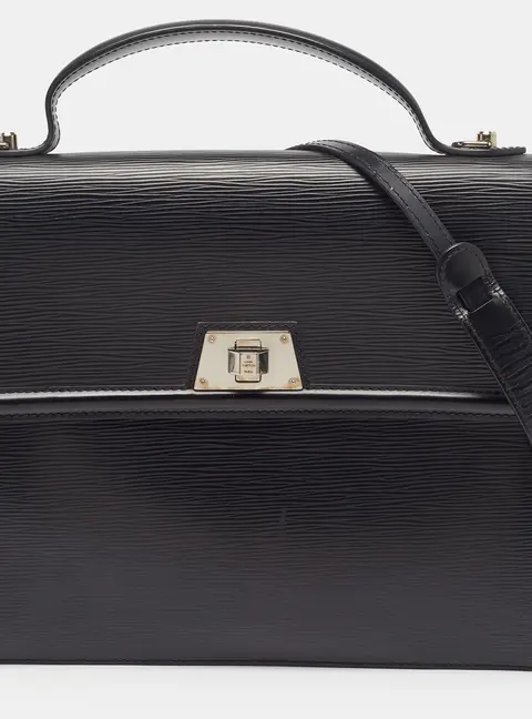Louis Vuitton Monceau Black Epi Leather Bag