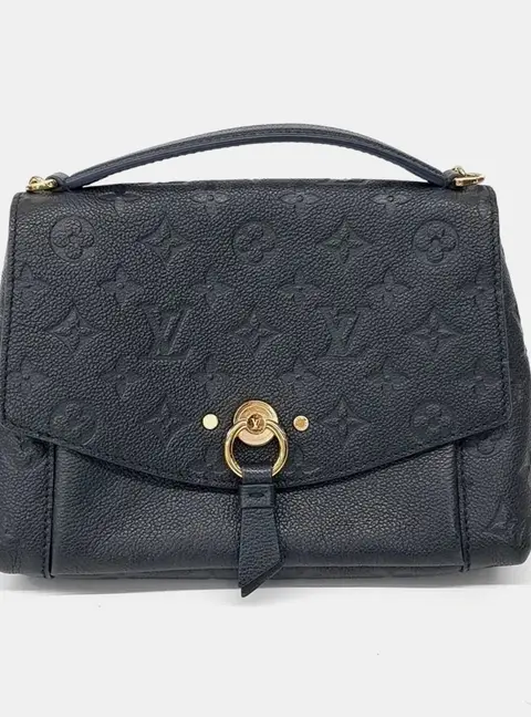 Louis Vuitton Blanche BB Black Empreinte Leather Top Handle Bag