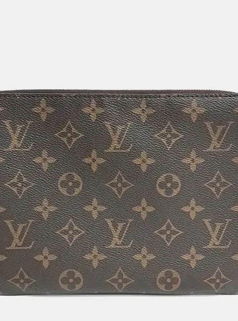 Louis Vuitton Etui Voyage PM Brown Monogram Canvas Pouch Bag