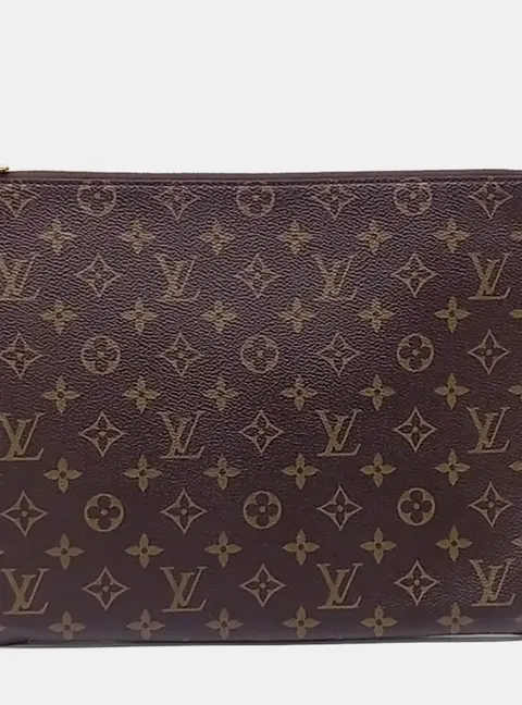 Louis Vuitton Etui Voyage MM Brown Monogram Canvas Pouch Bag