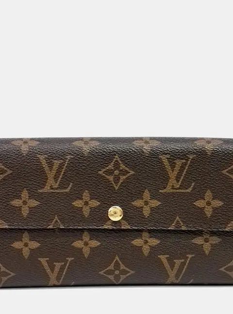 Louis Vuitton Brown PVC Monogram Sarah Wallet