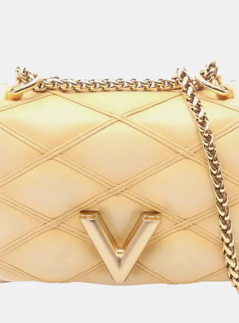 Louis Vuitton Pico GO-14 Yellow Lambskin Shoulder Bag