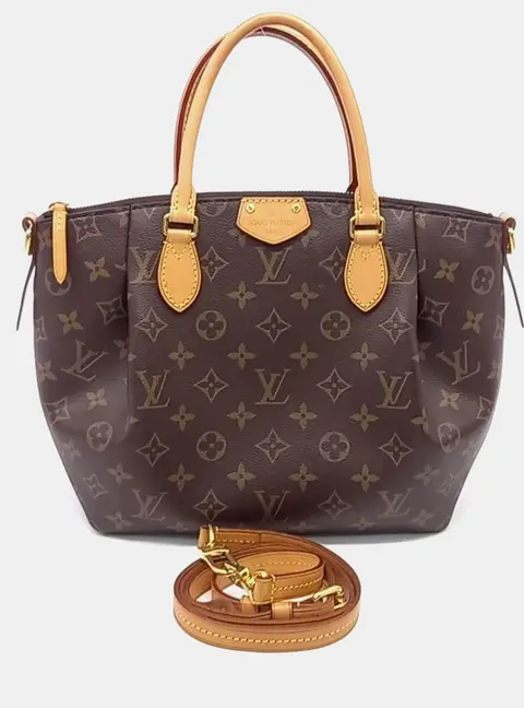 Louis Vuitton Turenne PM Brown Monogram Canvas Top Handle Bag