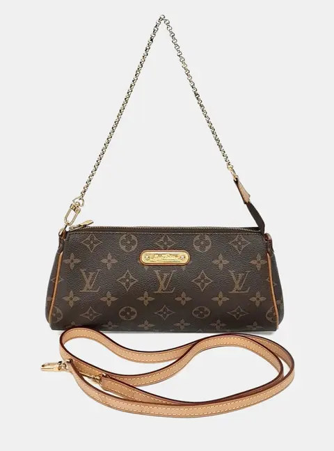 Louis Vuitton Eva Brown Monogram Canvas Crossbody Bag