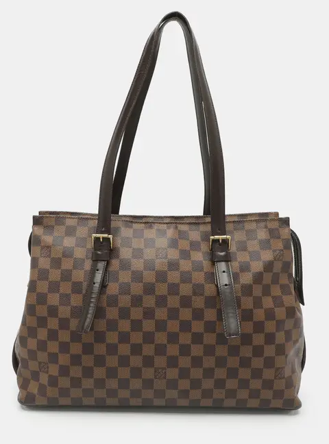 Louis Vuitton Chelsea Damier Ebene Canvas Bag