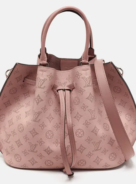 Louis Vuitton Girolata Magnolia Monogram Mahina Leather Bag