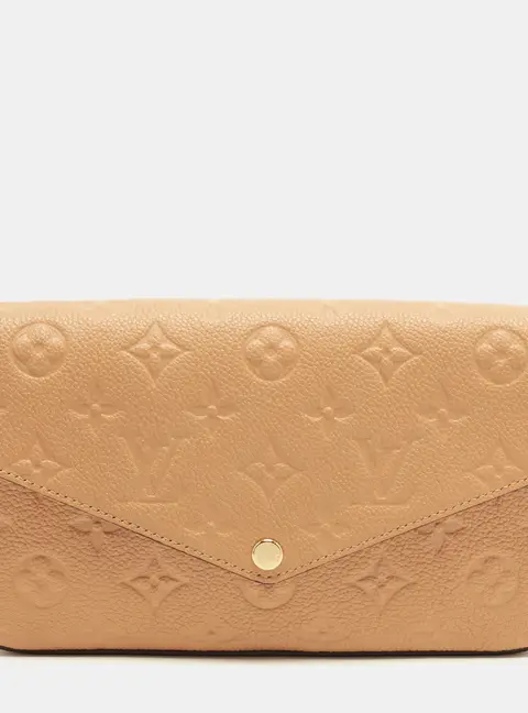 Louis Vuitton Felicie Arizona Monogram Empreinte Leather Pochette