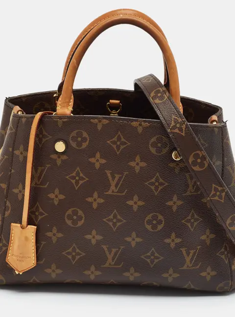 Louis Vuitton Montaigne BB Monogram Canvas and Leather Bag