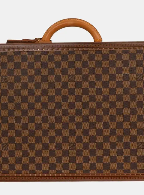 Louis Vuitton Cotteville 45 Ebene Damier Coated Canvas Trunk Bag